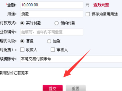 中行igtb企业网银怎么转账第6步