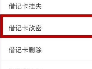 手机上修改银行卡密码第4步