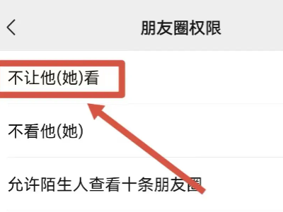 朋友圈屏蔽的人怎么解除第3步