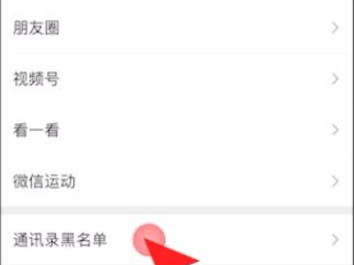 苹果手机微信黑名单怎么彻底删除第3步