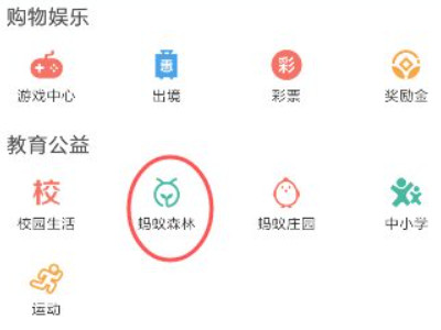 蚂蚁森林环保证书有什么用第3步