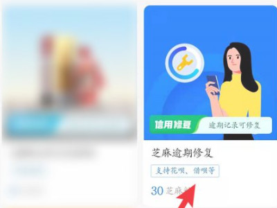 芝麻粒修复逾期记录可以恢复芝麻分吗第4步