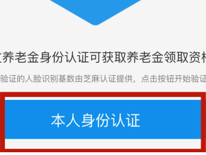 2021年养老认证手机如何操作第5步