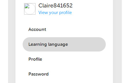 多邻国怎么删除一门语言第1步