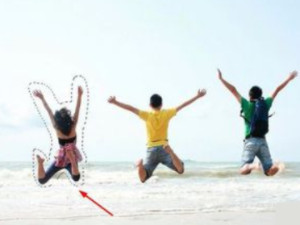 ps去除多余人物第4步