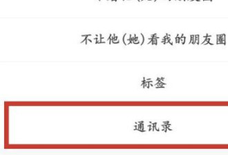 微信通讯录多了一栏仅聊天的第4步