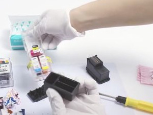 ts3380打印机墨盒怎么加墨水第3步