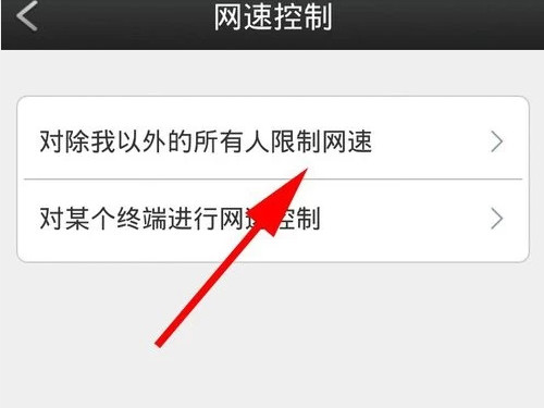 手机上怎么限制蹭网人的网速第3步