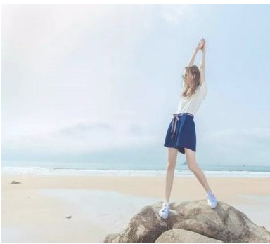 海边怎么拍照第1步