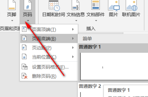 第一页如何不要页码第6步