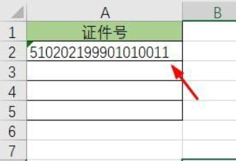 证件号格式怎么输入第4步