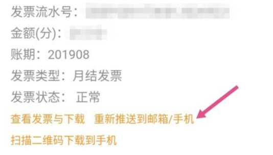 电信电子发票怎么获得第6步