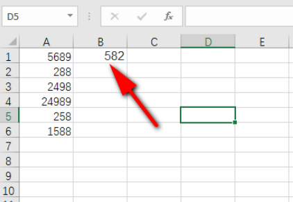excel一列减去同一个数第3步