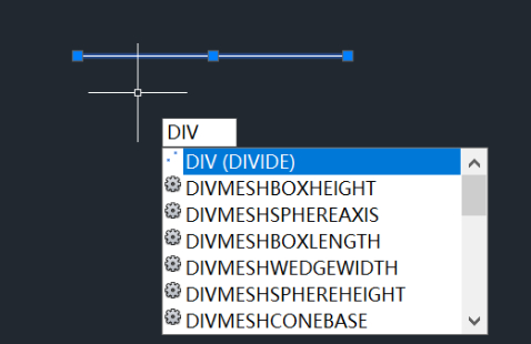 cad线段等分快捷键第1步