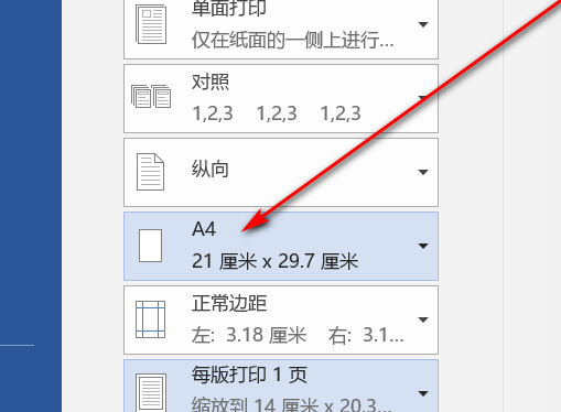 a4二分之一打印设置第3步