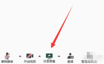腾讯会议中ipad屏幕共享声音第2步