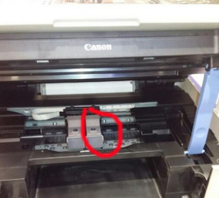 佳能打印机怎么换墨盒第2步