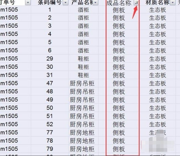 表格怎样筛选出同一类第6步