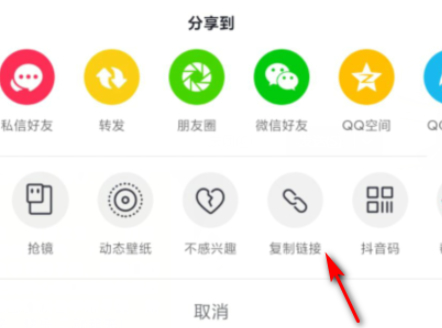 抖音上的文字怎么复制粘贴第2步