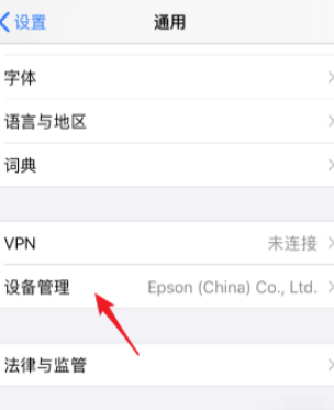 ios14.3设备管理信任不见了第3步