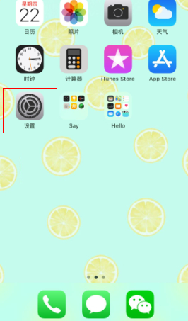 iphone还原safari设置第1步