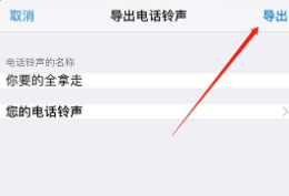 iPhone换铃声第5步