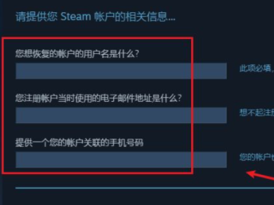 steam账号被盗邮箱被改手机被改第6步