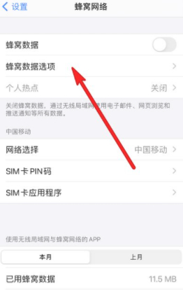 苹果124g5g怎么切换第3步