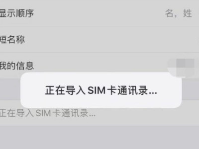 苹果手机怎么显示手机卡的联系人第4步