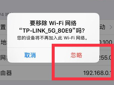 iphone连接wifi上不了网第4步