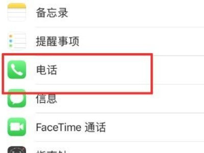 如何设置来电转接第1步