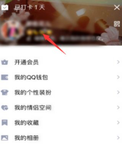 新版qq怎么设置纯白名片第3步