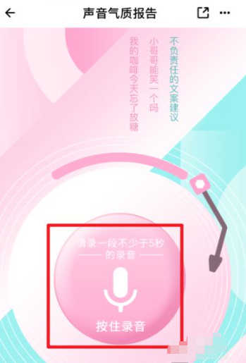 荔枝怎么测自己的声音属性第5步