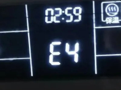 美的热水器显示e4第1步