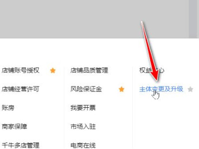 淘宝个人店铺如何升级企业店铺第3步