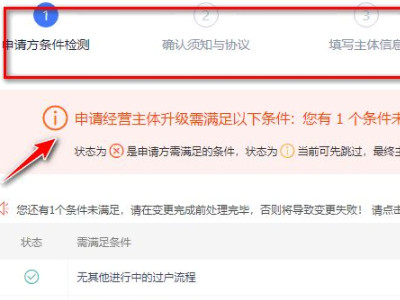 淘宝个人店铺如何升级企业店铺第5步