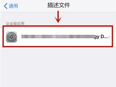 苹果手机通用里没有设备管理怎么办第3步