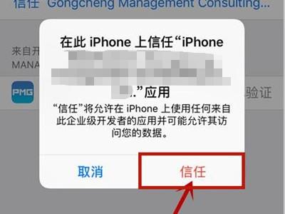 苹果手机通用里没有设备管理怎么办第4步