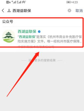 西湖益联保怎么查询保单第5步