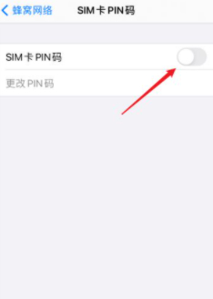 苹果手机sim卡密码怎么设置在哪里第4步