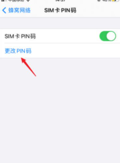苹果手机sim卡密码怎么设置在哪里第6步