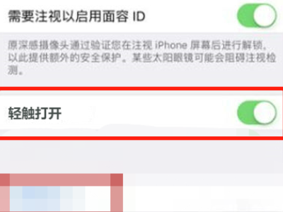苹果面容解锁后直接进入桌面第3步