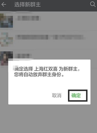 怎样把群主的位置让给别人第6步