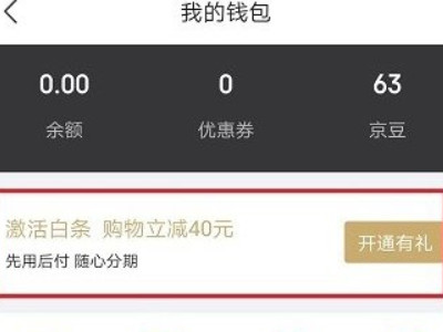 京东白条开通不了第3步