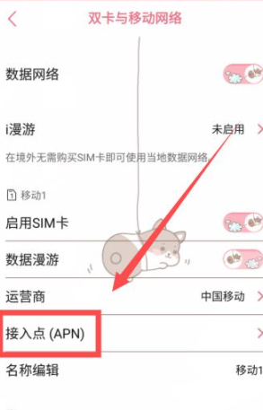 突然无法访问移动网络第3步