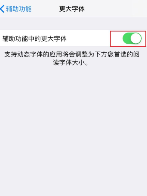苹果字体设置第5步