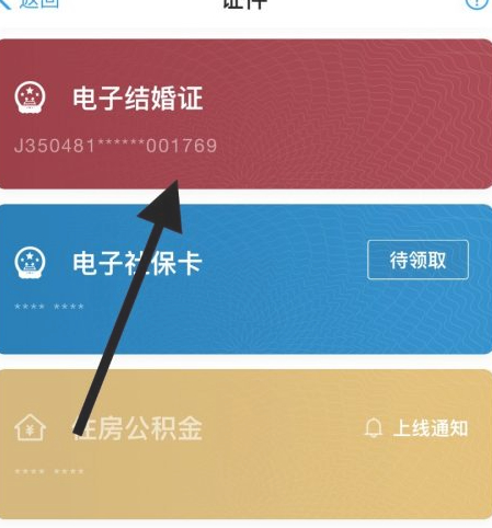 支付宝怎么查询结婚证第4步