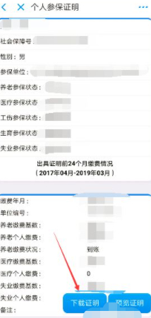 怎么从网上下载社保缴纳证明第6步