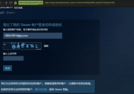 忘记steam账号怎么办第5步