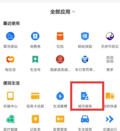 支付宝随手拍违章在哪里第2步